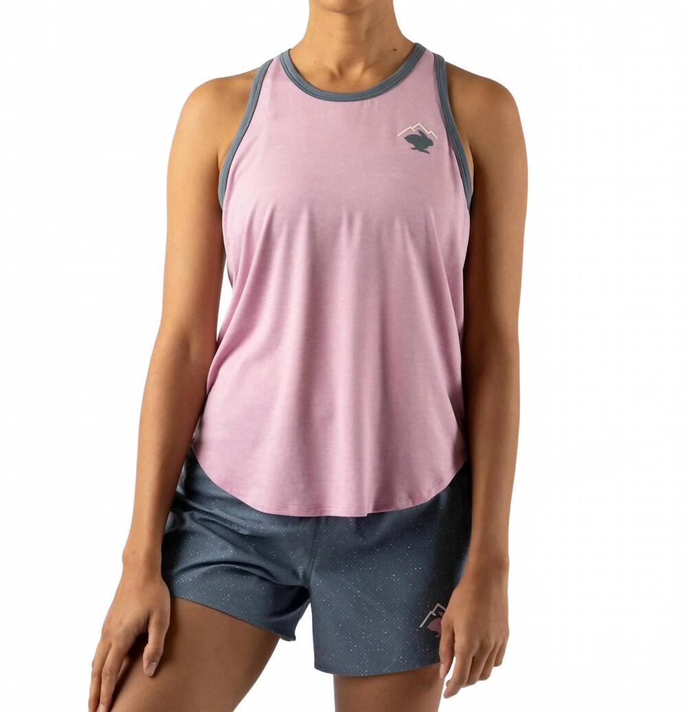 NEW RABBIT women's on the go tank in pink nectar